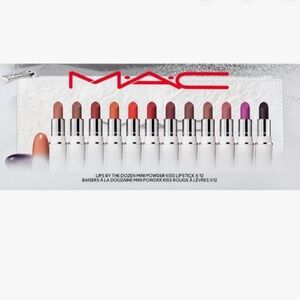 MAC Lips By The Dozen Mini Powder Kiss Lipstick Kit